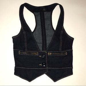 Guess Jeans stretch denim vest